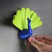 QUALY 孔雀開屏-鑰匙圈(藍+綠)