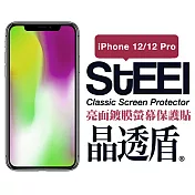 【STEEL】晶透盾 Apple iPhone 12/12 Pro (6.1吋)超薄亮面鍍膜螢幕保護貼