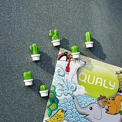 QUALY 仙人掌磁鐵(白)
