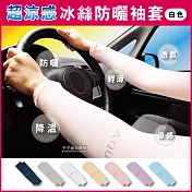 3雙超值組【AQUA.X】超涼感冰絲防曬袖套-無指孔款(勁涼戶外運動版)白色*3雙