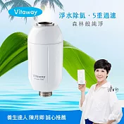 Vitaway維他惠森林SPA活水沐浴過濾器-臺灣製造-陳月卿推薦 白色