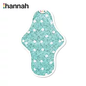 【韓國 hannahpad】 長型護墊27cm_有機純棉布衛生棉_火絨草藍
