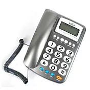 Kolin歌林 來電顯示有線電話機 KTP-DS002鐵灰色 鐵灰色