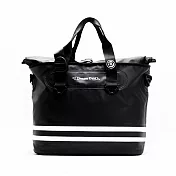 M1.5單肩托特包 線條版 瑪瑙黑(白線條)