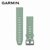 【GARMIN】QUICKFIT 20mm 矽膠錶帶青玉綠
