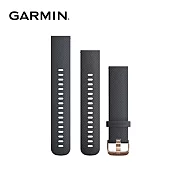 【GARMIN】QUICK RELEASE 矽膠錶帶藍金扣錶帶