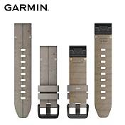 【GARMIN】QUICKFIT 20mm 岩灰麂皮錶帶