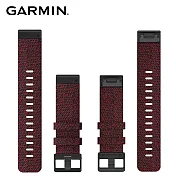 【GARMIN】QUICKFIT 22mm 尼龍錶帶紅尼龍錶帶