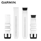 GARMIN QUICKFIT 22mm 矽膠錶帶 白矽膠錶帶
