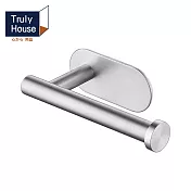 【Truly House】免打孔304不鏽鋼橫豎兩用紙巾架/毛巾架/衛生紙架/無痕貼