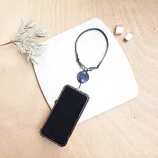 經典款手機掛繩- 手機繩 手拿款京都藍吊飾 手拿繩-京都藍