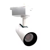 MasterLuz-12W RICH LED商用筒形軌道燈(黑白殼三種色光可選)白殼自然光