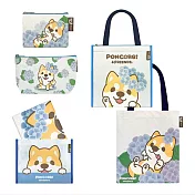 【限量組】Sunny Bag x 柯基犬椪椪 - 繡球花柴柴款-5入