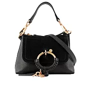 SEE BY CHLOE JOAN MINI肩背/斜背包 (黑色)