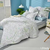 義大利La Belle《青青草原》加大純棉防蹣抗菌吸濕排汗兩用被床包組