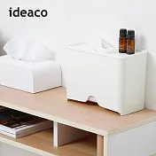 【日本ideaco】抗菌ABS口罩收納抽取盒 -白
