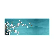 【巴芙洛】15款皮革紓壓防滑防油皮革廚房長地墊任選 千山萬水45x120