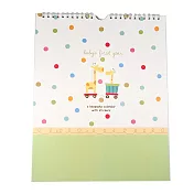 carter’s 點點長頸鹿寶寶記錄掛曆【GWC日曆-US禮品】