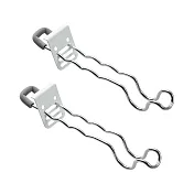 日本COMOLIFE室內曬衣桿用窗框門框延伸架GA-0218053晾衣竿座(2入組,荷重6kg)