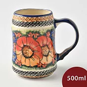 波蘭陶 滿城絕艷系列 啤酒杯 500ml 波蘭手工製