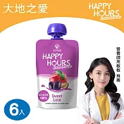 【佑爾康金貝親】Happy Hours生機纖果飲(蘋果/ 洋棗)100gxX6包