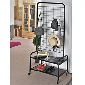 H&R安室家 簡約風多功能附網格雙層置物架 LS201