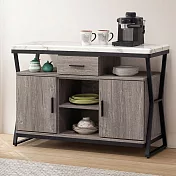 Homelike 喜家居仿石紋4尺餐櫃(2050)