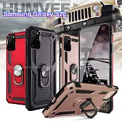 CITY for 三星 Samsung Galaxy S20 個性軍士磁吸防摔手機殼黑