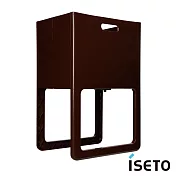 【ISETO】折疊高腳置物籃 (咖啡糖) | 鈴木太太公司貨