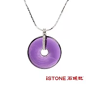 石頭記 水晶貔貅項鍊-平安財富在眼前 (三色選)紫水晶
