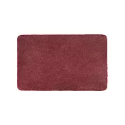 Ecodailylife 仿毛超柔浴室墊瑰紅色