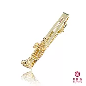 BILLY KING 貝麗晶 【樂器系列-73】(BK173) 小號領帶夾 (金色)