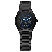 Roven Dino羅梵迪諾 愛情鉅作三環日期腕錶(藍/小)