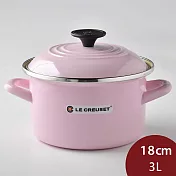 Le Creuset 琺瑯便利湯鍋 18cm 3L 亮粉 琺瑯鍋 深鍋 (電磁爐 IH爐可用)