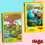 男孩最愛恐龍桌遊組  恐龍世界／旋風谷　德國HABA