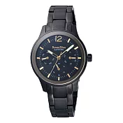 Roven Dino羅梵迪諾 流金歲月時尚女錶-金X黑