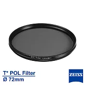 蔡司 Zeiss T* POL Filter (circular) 72mm 多層鍍膜 偏光鏡 [公司貨]