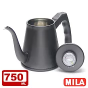 MILA 鶴嘴不鏽鋼手沖壺750ml- 附溫度計