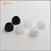 超實用入耳式耳機專用矽膠保護套 20入裝 白色