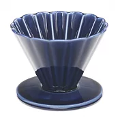 日本製 美濃燒小兵窯陶瓷濾杯02- 藍