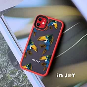 INJOYmall for iPhone 12 探險大嘴鳥 磨砂手感 防摔手機殼