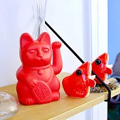 DONKEY PRODUCTS Maneki 幸運繽紛招財貓? - 紅