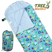 TreeWalker 夢想森林兒童捲筒睡袋(炎夏海灘)