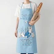 【PETER RABBIT比得兔】簡易圍裙 鑽籬笆藍