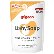日本【貝親Pigeon】嬰兒保濕沐浴乳 補充包400ml