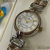 ANNE KLEIN安妮克萊恩精品錶,編號：AN00541,24mm銀精鋼錶殼白色錶盤精鋼銀色錶帶