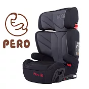 pero ni plus isofix/安全帶(兩用成長型) 汽車安全座椅- 經典黑