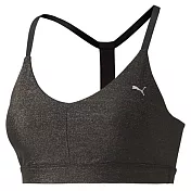 PUMA 女  訓練系列Metallic低衝擊運動內衣(F) S 黑
