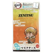 日本製造TWINCRE鬼滅之刃SIAA抗菌口罩收納套3347口罩收納夾(2夾層)我妻善逸 我妻善逸
