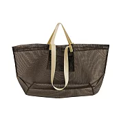 Amabro 網格背袋 棕